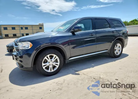 2013 Dodge Durango Sxt z USA, uszkodzony, nr VIN 1C4RDHAGXDC662033